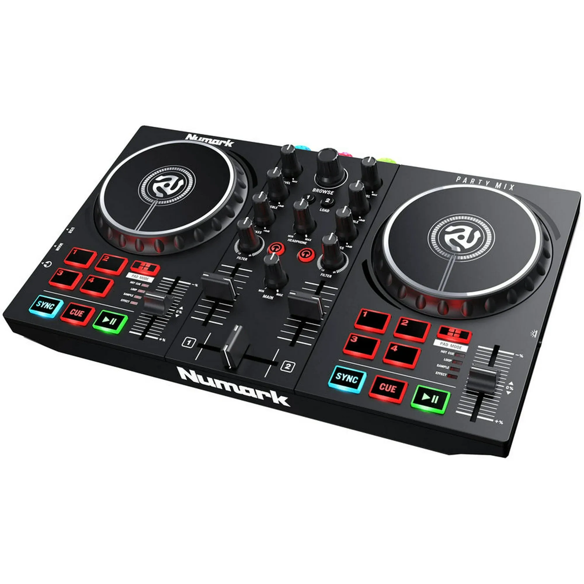 Numark Party Mix II DJ Controller with Built-In Light Show