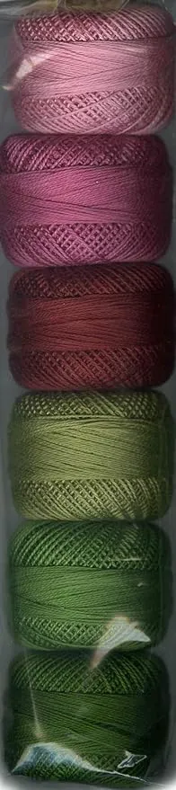 Presencia Pearl Cotton Size 12 Thread Sampler Pack Yuletide