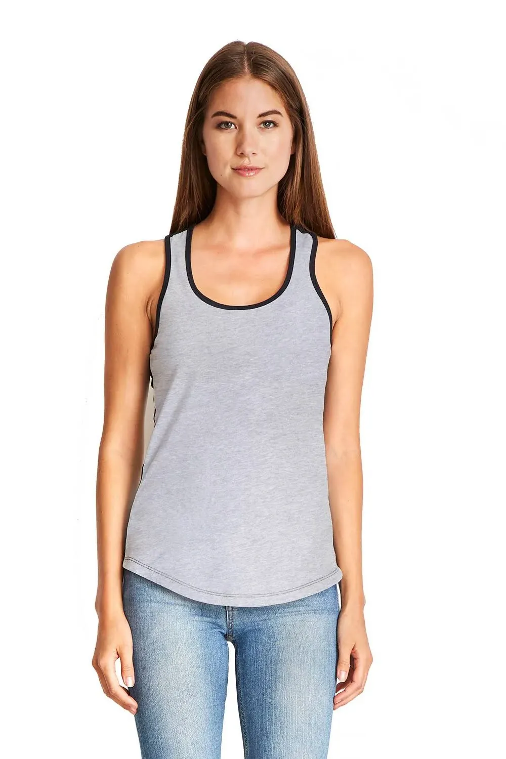 Next Level NL1534 - LADIES' IDEAL COLOR BLOCK RACERBACK TANK