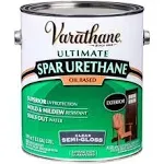 Varathane 242186H 1 qt Crystal Clear Spar Urethane Exterior Oil Based Semi Gloss