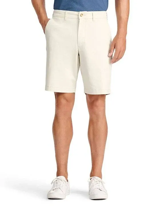 Men's IZOD Saltwater 9.5-in. Flat Front Shorts