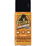 GORILLA Glue Heavy Duty Super Strength Spray Adhesive Clear Multi Purpose 4 oz