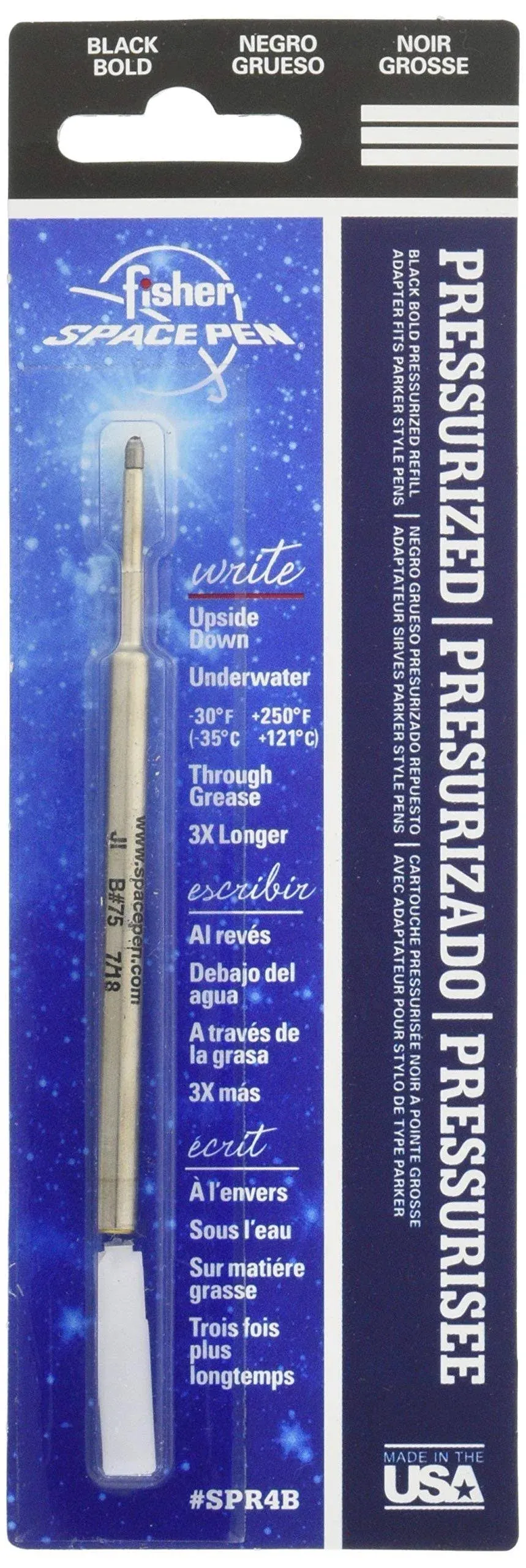 Fisher Space Pen Pressurized Refill - Bold Blue