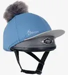 LeMieux Pom Hat Silk, Ice Blue