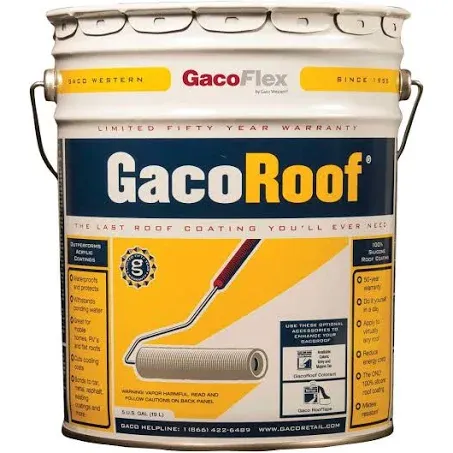 GacoRoof GR1600 100% Silicone Roof Coating