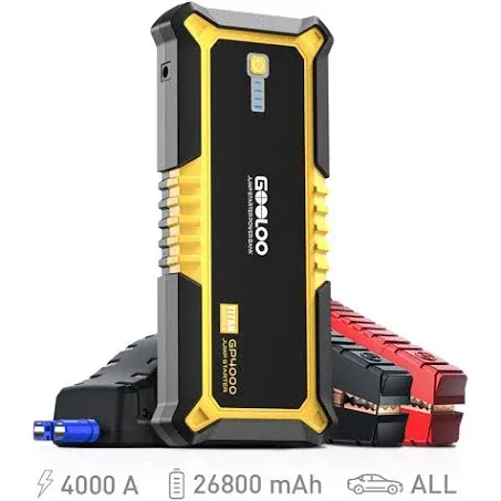 GOOLOO GP4000 Jump Starter 4000A Peak Car Starter SuperSafe 12V Lithiu