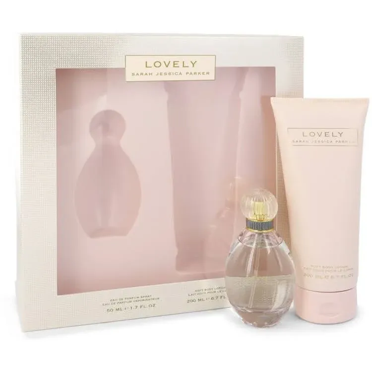 Lovely Gift Set by Sarah Jessica Parker - 1.7 oz Eau De Parfum Spray + 6.7 oz Body Lotion