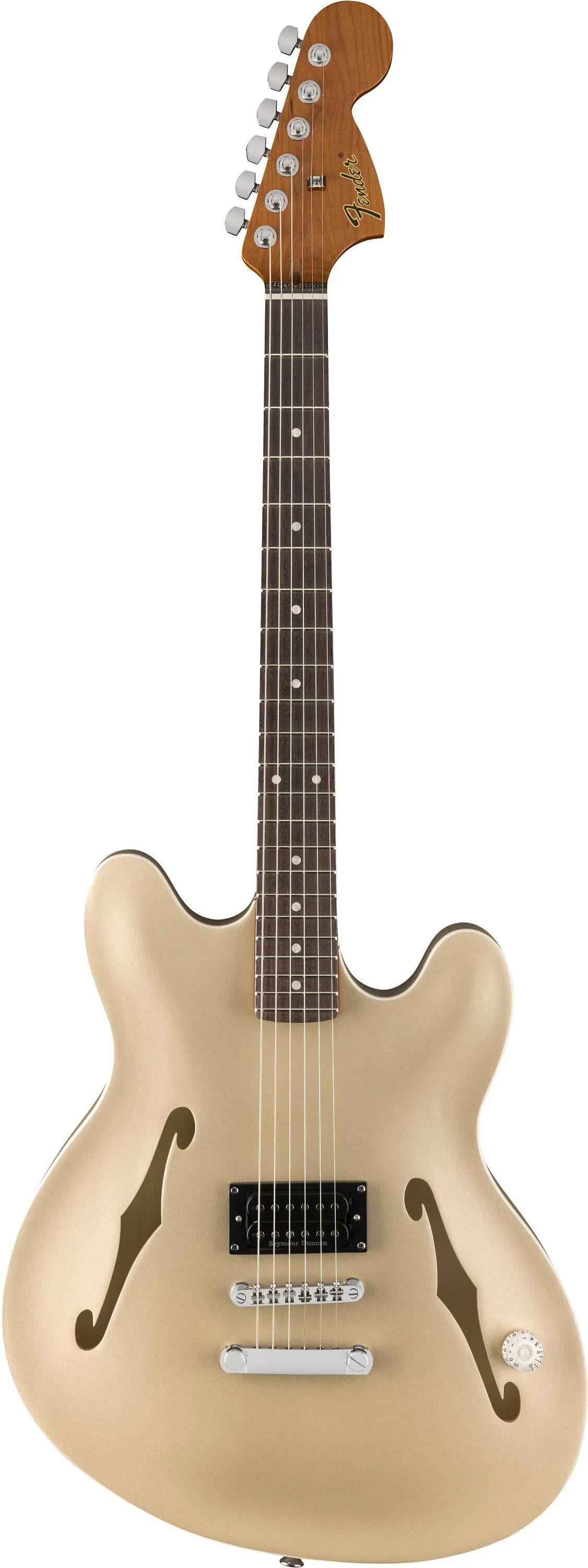 Fender Tom Delonge Starcaster Satin Shoreline Gold