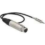 Hosa Impedance Transformer XLR3F to 3.5 mm TRS MIT-156