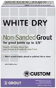 Custom Building Product WDG5 5 lb Non-Sanded White Tile Grout