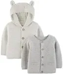 Simple Joys by Carter's Baby 2-Pack Neutral Knit Cardigan Sweaters