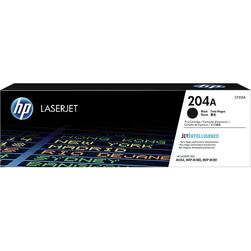 HP 204A Black Standard Yield Toner Cartridge (CF510A)