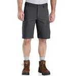 Rugged Flex® Relaxed Fit Canvas Cargo Work Short