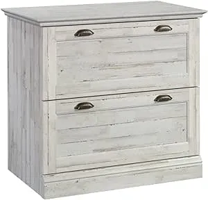 Sauder Barrister Lane Lateral File, White Plank finish