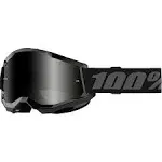 100% Strata 2 Sand Goggle Black Smoke Lens