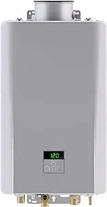 Rinnai RE160iP Non-Condensing Propane Tankless Water Heater, Up to 6.1 GPM, Indoor Installation, 160,000 BTU