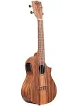 Kala Teak Tri-Top Tenor Ukulele with Cutaway & EQ