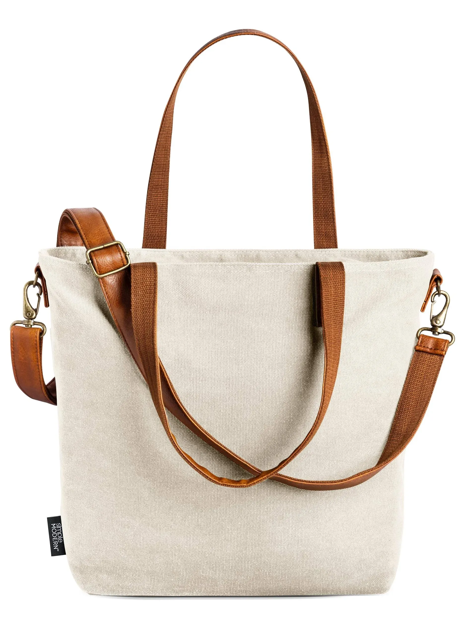 Simple Modern Canvas Tote Bag for Women