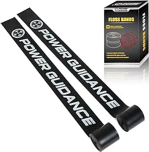 POWER GUIDANCE Muscle Floss Bands - Compression Bands - Mobility & Recovery Bands - for Improving Movement, Increasing Circulation & Reducing Soreness