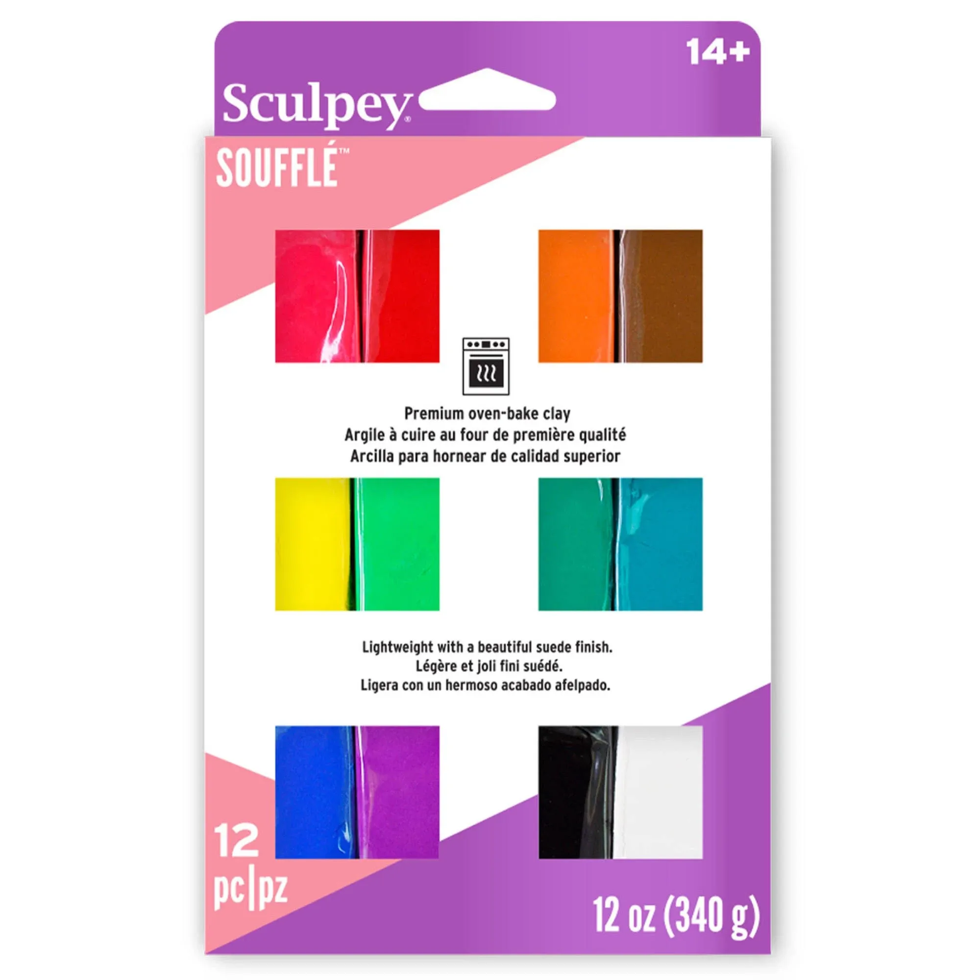 Sculpey Souffle Multipack .9oz 12/Pkg