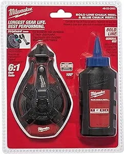 Milwaukee Electric Tool 48-22-3982 100 Ft. Bold Line Chalk Reel and Refill