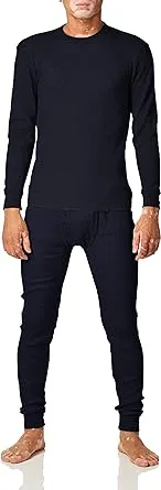 Smith's Workwear Men's Thermal Underwear Set, Navy