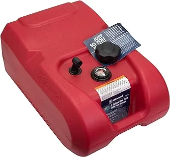 Attwood EPA and CARB Certified 6-Gallon Portable Marine Boat Fuel Tank