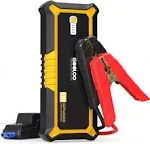 Jump Starter--GOOLOO GP4000 4000A Peak, 99.2Wh Heavy Duty Jump Box for All Gas or Up to 10.0L Diesel Engine. 12V Portable Lithium Battery Jump Starter