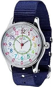 EasyRead Time Teacher Waterproof Kids Watch - Watches for Kids - Boys & Girls Time Teacher Watch for Kids - Kids Analog Watch - 2 Step Time Teacher Kids Watch - 12-24 Hr & Easy to Read Dial