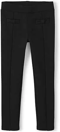 Gymboree | Girls | Bow Ponte Jeggings - Uniform in Black | Size 12 | Polyester/Cotton/Spandex