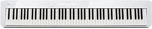 Casio Privia PX-S1100 88-Key Digital Piano with Stand, Bench, Headphones, Triple Pedal (White)