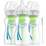 Dr. Brown's Options+ Wide-Neck Baby Bottle, 9 oz - 3 Pack