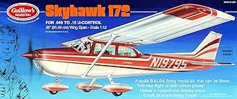 Guillow's Cessna Skyhawk Model Kit, Small