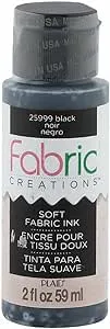 Fabric Ink in Assorted Colors (2-Ounce), Black