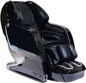 Kyota Yosei M868 Zero Gravity 4D Deep Tissue Massage Chair with Premium Bluetooth Sound, Heated Lumbar Massage, Calf Rollers, Foot Sole Reflexology - (Black)