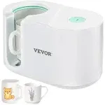 VEVOR Mug Press Machine, Automatic Mug Heat Press for Sublimation 11-15oz, Coffee Cup Transfer Printing, DIY Presents Gifts White