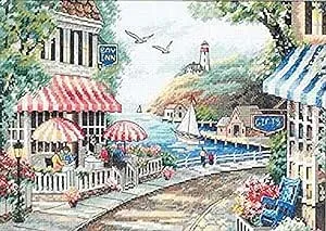 Dimensions Counted Cross Stitch Kit, Cafe by The Sea