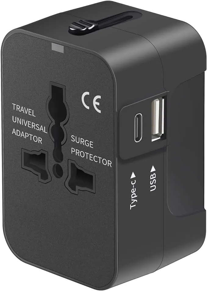 Travel Adapter Worldwide All in One Universal Adaptor Wall AC Power Plug Charger