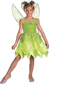 Disguise Girls Disney Peter Pan Tink and the Fairy Rescue Tinker Bell Costume - Size 4-6