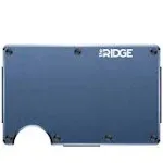 The Ridge Minimalist Wallet - RFID Blocking (Aluminum Navy ) Cash Strap Version