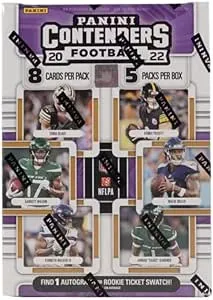 2022 Panini Contenders NFL Football Trading Cards Blaster Box