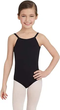 Capezio Girls' Team Basic Camisole Leotard with Adjustable Straps