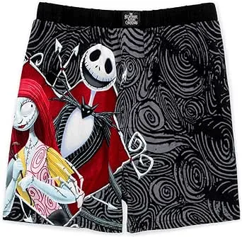 Nightmare Before Christmas Jack and Sally Men's Boxer Shorts Underwear