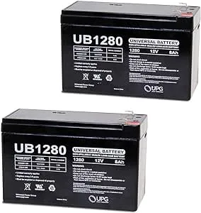 UPG 12V 8Ah Battery for Razor MX350 &amp; MX400 Electric Dirt Bike - 2 Pack