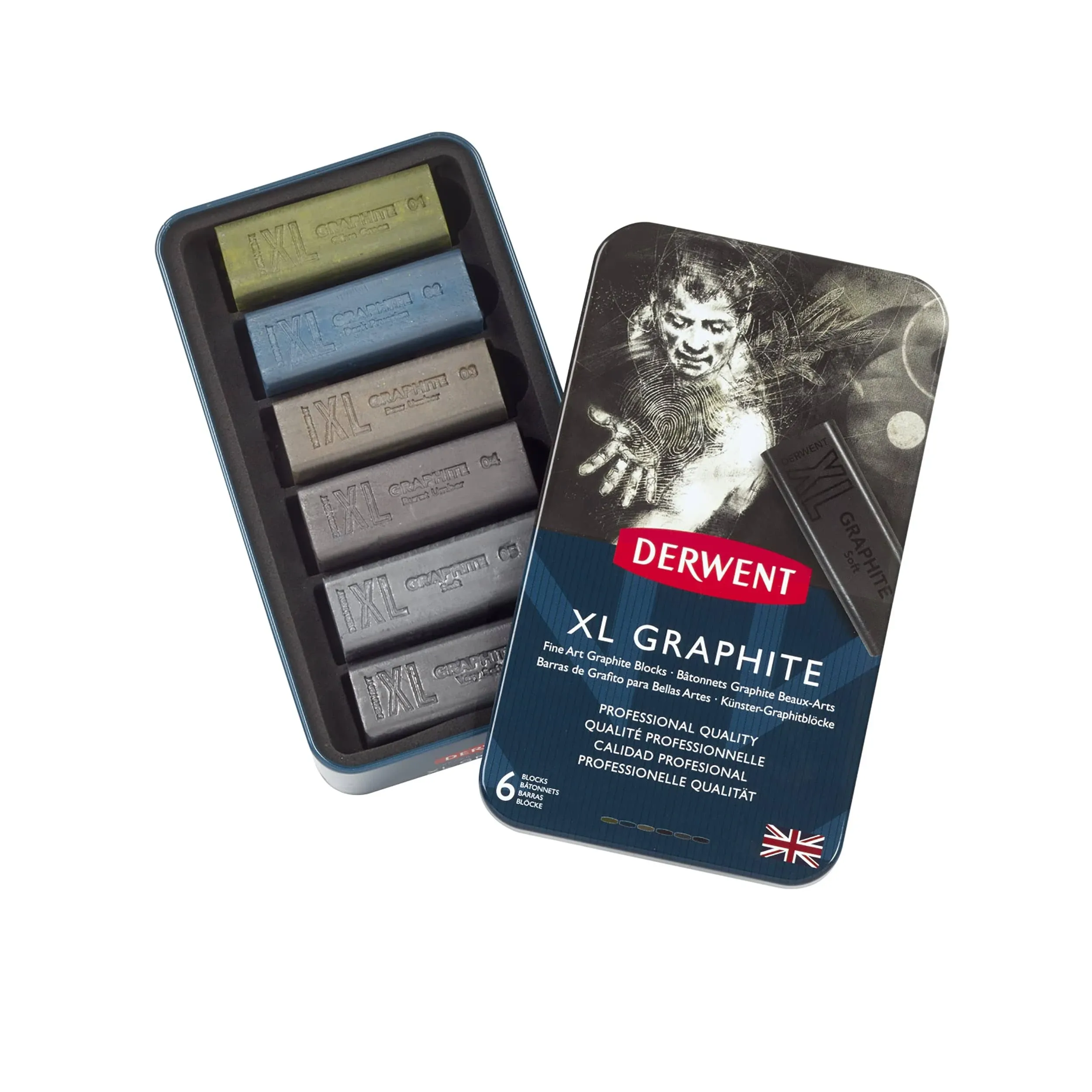 Derwent XL Graphite Blocks (Set of 6)