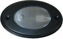 T-H MARINE SUPPLIES OCL-1K-DP Thma Oval Courtesy Light, Black