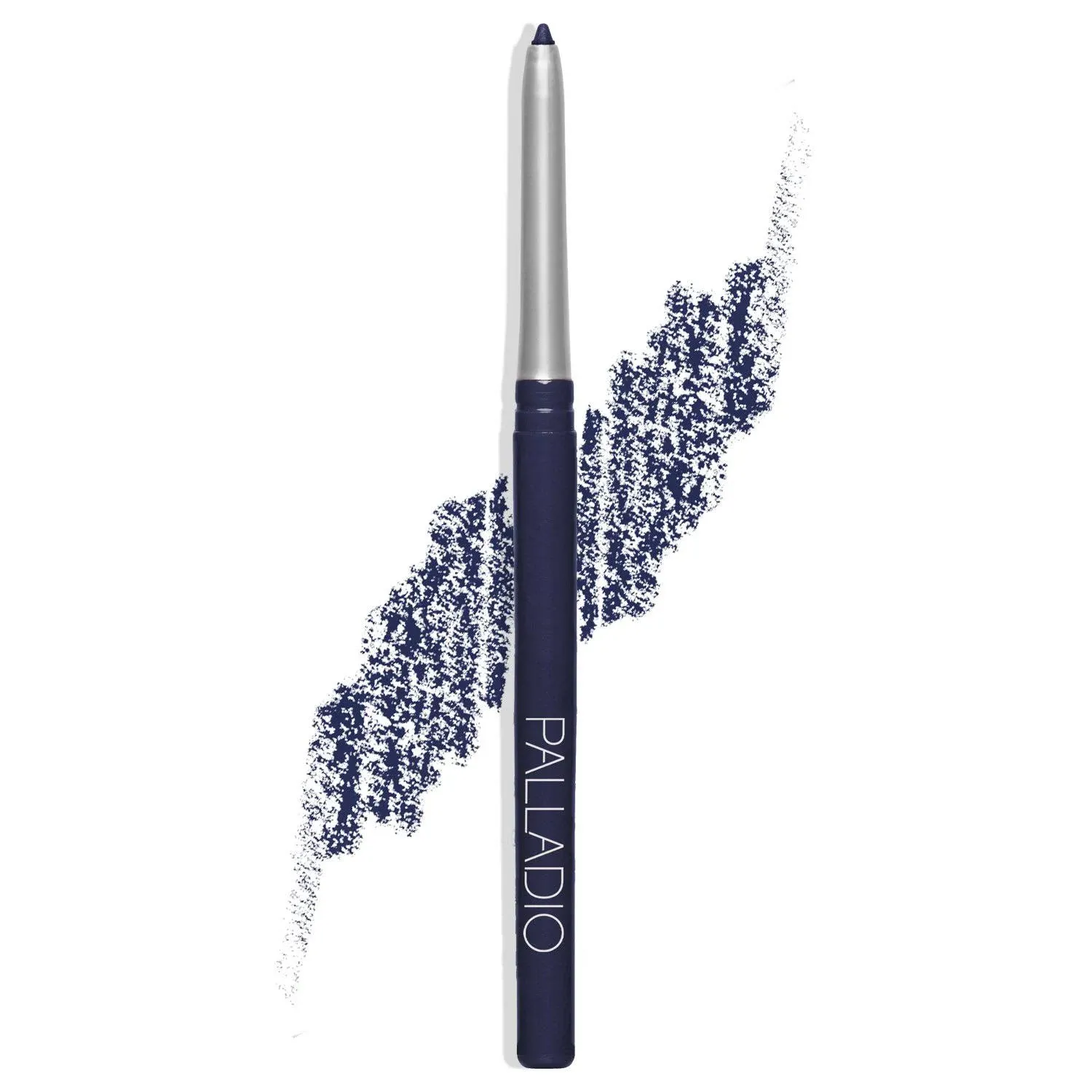 Palladio Retractable Waterproof Eyeliner, Richly Pigmented Color and Creamy, Slip Twist Up Pencil Eye Liner, Smudge Proof Long Lasting Application, All Day Wear, No Sharpener Required, Deep Blue