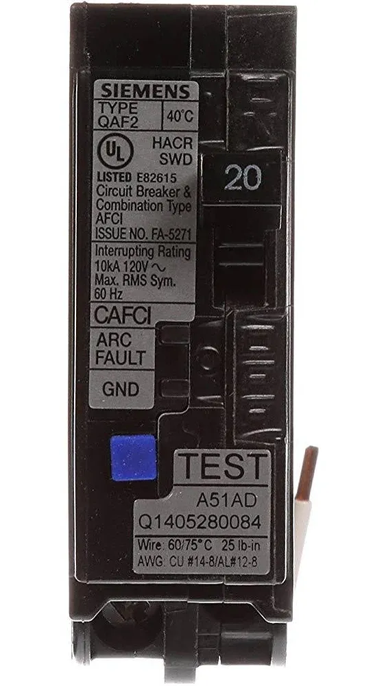 Siemens QA120AFC Circuit Breaker