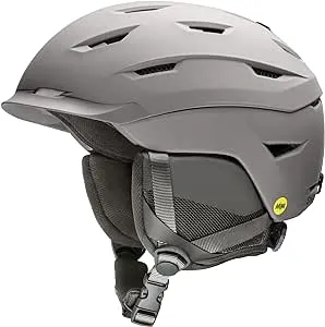 SMITH Optics Level MIPS Snow Helmet (Matte Cloudgrey, Small 51-55cm)