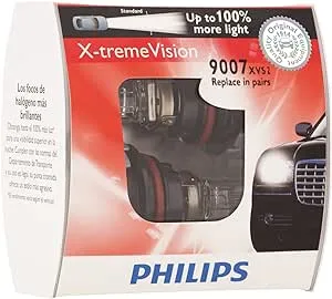 Pack of 2 Germany PHILIPS 9008 XVS2 X-treme Vision Halogen Upgrade Light Bulb